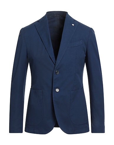 L.B.M. 1911 Blazer Navy blue 100% Cotton