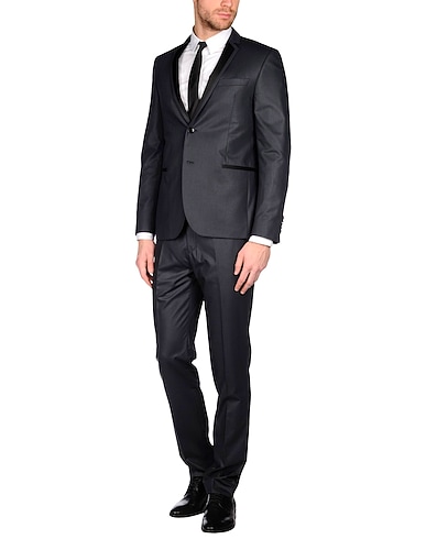 MANUEL RITZ Suits Lead 65% Polyester, 35% Viscose