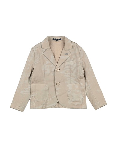 ASTON MARTIN Blazer Beige 97% Cotton, 3% Elastane