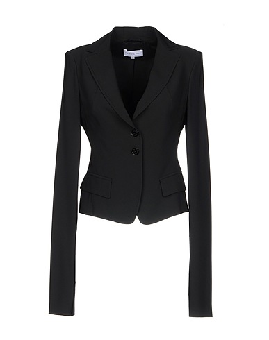 PATRIZIA PEPE Blazer Black 94% Polyester, 6% Elastane