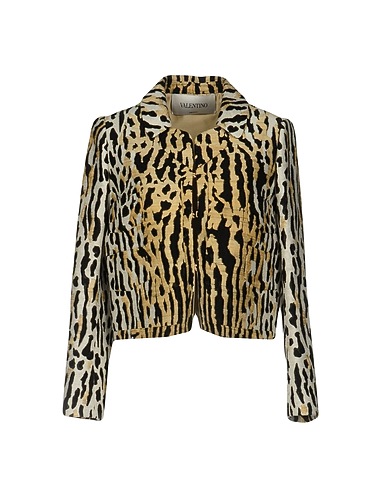 VALENTINO GARAVANI Blazer Beige 44% Cotton, 24% Acrylic, 20% Wool, 12% Silk