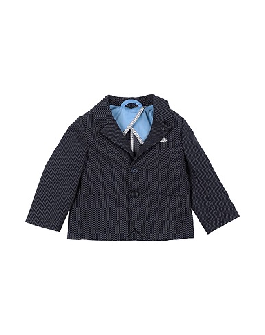 EMPORIO ARMANI Blazer Midnight blue 100% Cotton