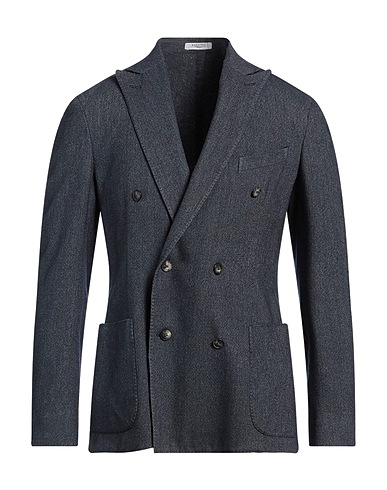 BOGLIOLI Blazer Light blue 50% Wool, 45% Cotton, 5% Cashmere