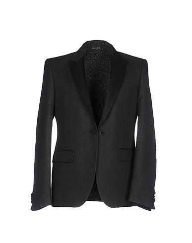 BRIAN DALES Blazer Black 52% Acetate, 24% Acrylic, 16% Cotton, 5% Metallic fibre, 3% Polyamide