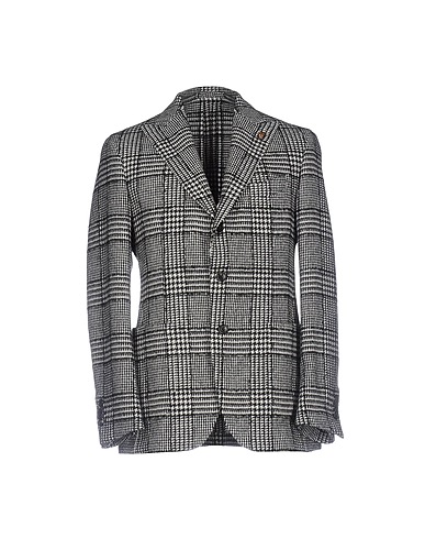 GABRIELE PASINI Blazer Black 92% Wool, 3% Alpaca wool, 3% Mohair wool , 2% Nylon
