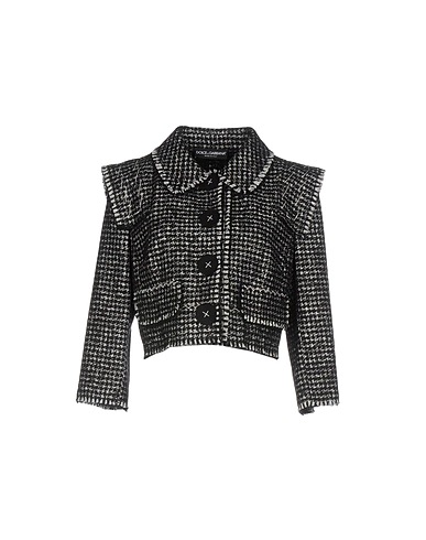DOLCE&GABBANA テーラードジャケット ブラック バージンウール 34% / シルク 20% / 毛（アルパカ） 17% / モヘヤ 17% / ナイロン 12%