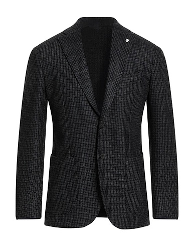 L.B.M. 1911 Blazer Black 58% Wool, 37% Polyester, 5% Polyamide