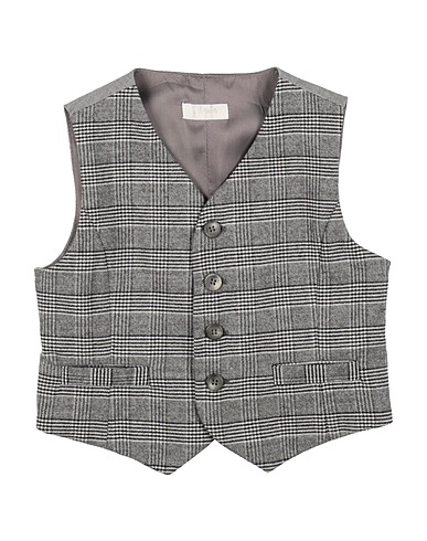 IL GUFO Suit vest Grey 69% Polyester, 29% Viscose, 2% Elastane, Cotton
