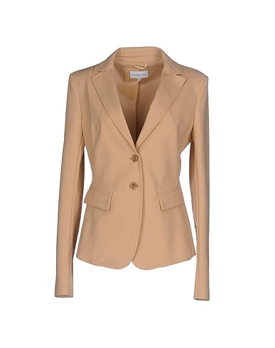 PATRIZIA PEPE Blazer Sand 48% Cotton, 45% Polyamide, 7% Elastane