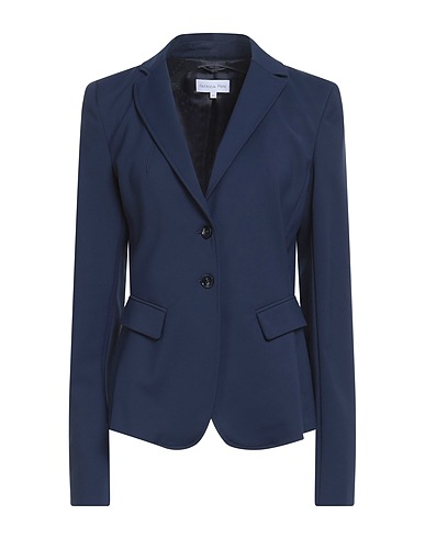 PATRIZIA PEPE Blazer Blue 48% Cotton, 45% Polyamide, 7% Elastane
