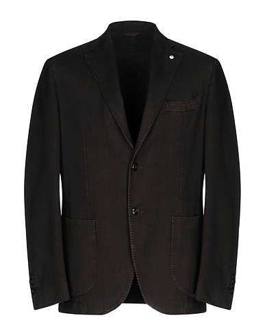 L.B.M. 1911 Blazer Dark brown 100% Cotton