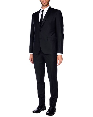BRIAN DALES Suits Black 86% Wool, 10% Polyamide, 4% Lycra®, Other Fibres