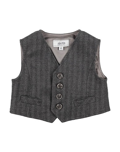 ALETTA Suit vest Charcoal 70% Polyester, 27% Viscose, 3% Elastane