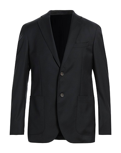 DUCA VISCONTI DI MODRONE Blazer Nero 100% Super 120s Lana