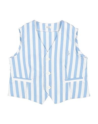 LE BEBÉ Waistcoat Sky blue 75% Cotton, 23% Polyamide, 2% Elastane