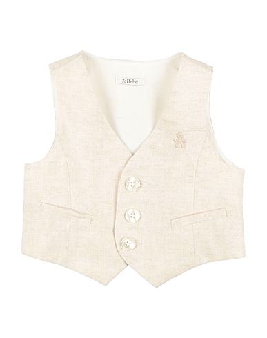 LE BEBÉ Suit vest Beige 100% Linen