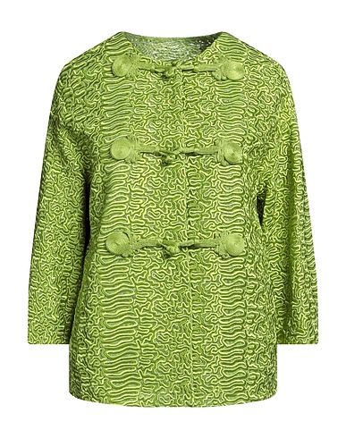 ERMANNO SCERVINO Jacket Lime green 93% Polyester, 7% Polyamide