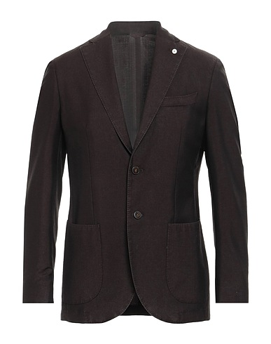 L.B.M. 1911 Blazer Chocolate brown 73% Wool, 27% Mohair wool 