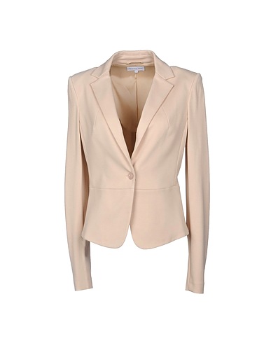 PATRIZIA PEPE Blazer Sand 77% Viscose, 20% Polyamide, 3% Elastane