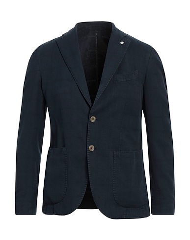 L.B.M. 1911 Blazer Midnight blue 75% Cotton, 25% Linen
