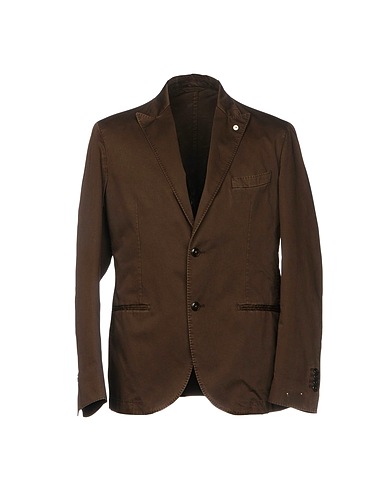 L.B.M. 1911 Blazer Chocolate brown 100% Cotton
