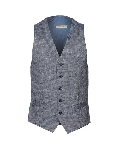 DIKTAT Waistcoat Midnight blue 50% Linen, 30% Cotton, 20% Polyester