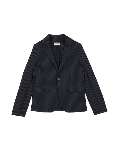 PAOLO PECORA Blazer Midnight blue 95% Cotton, 5% Elastane