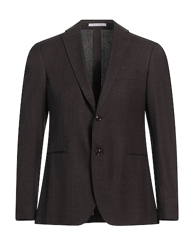 CANTARELLI Blazer Dark brown 100% Wool