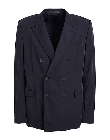 VALENTINO GARAVANI Blazer Midnight blue 100% Virgin Wool, Viscose