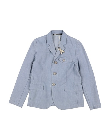 DANIELE ALESSANDRINI Blazer Light grey 100% Cotton