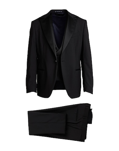 BAGNOLI Sartoria Napoli Suits NERO 97% Wool, 3% Elastane