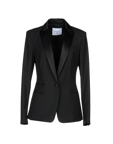 DONDUP Blazer Black 97% Virgin Wool, 3% Elastane