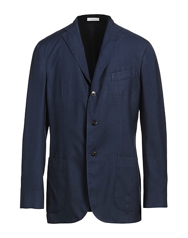BOGLIOLI Blazer Navy blue 90% Cashmere, 10% Silk