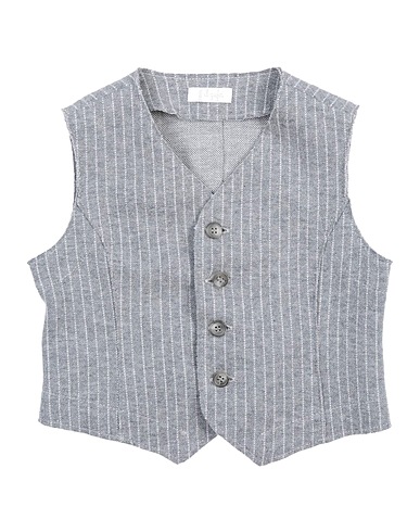 IL GUFO Suit vest Light grey 100% Cotton