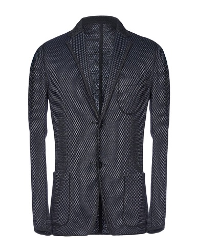 PAOLO PECORA Blazer Midnight blue 58% Virgin Wool, 23% Polyamide, 15% Polyester, 4% Cashmere