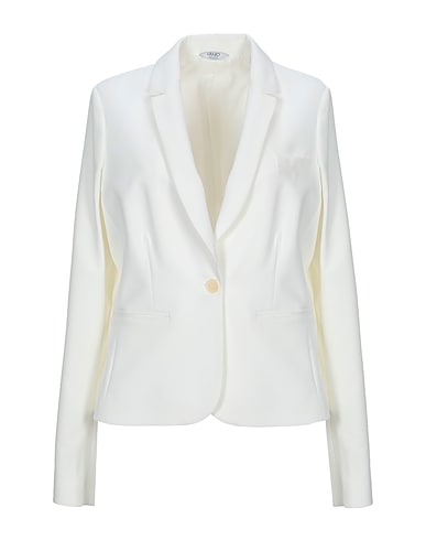 LIU •JO Blazer White 88% Polyester, 12% Elastane