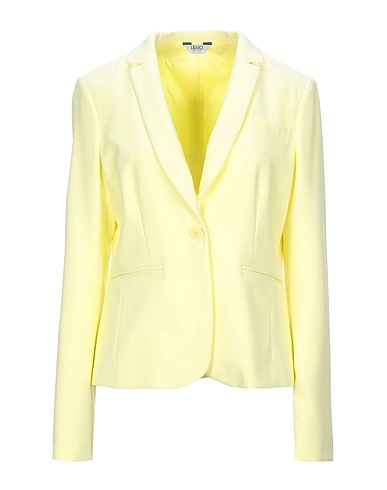 LIU •JO Blazer Pastel yellow 88% Polyester, 12% Elastane