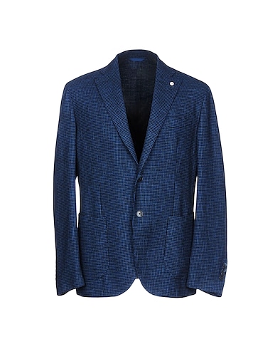 L.B.M. 1911 Blazer Blue 43% Cotton, 40% Wool, 17% Polyamide