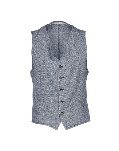 FRADI Panciotto Blu notte 36% Poliammide, 33% Cotone, 16% Lana, 10% Acrilico, 5% Lana di alpaca