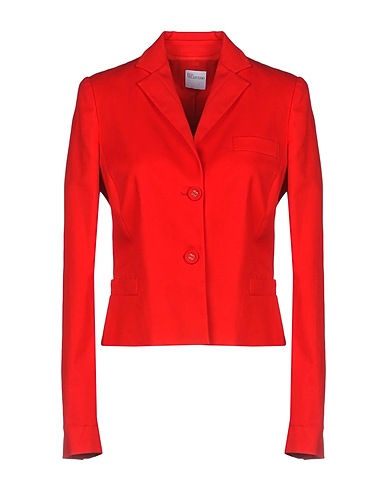 REDValentino Blazer Red 98% Cotton, 2% Elastane