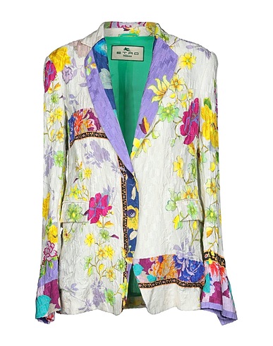 ETRO Blazer Ivory 72% Viscose, 28% Silk