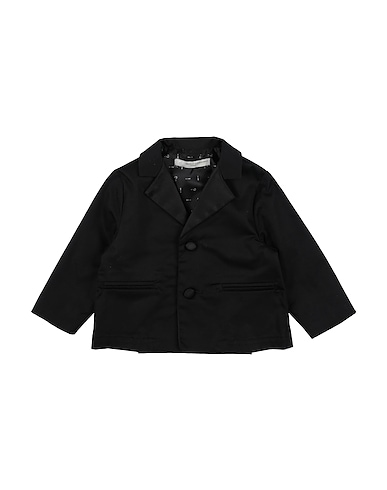 DANIELE ALESSANDRINI Blazer Black 97% Cotton, 3% Elastane