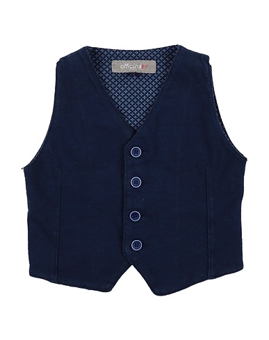 OFFICINA 51 Waistcoat Blue 100% Cotton