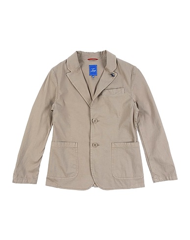 FAY Blazer Sand 93% Cotton, 7% Elastane