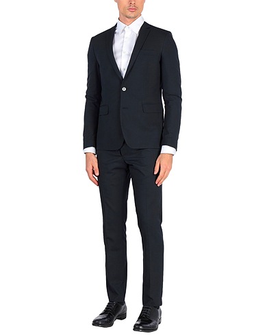 MESSAGERIE Suits PATRIZIO PISCAGLIA Midnight blue 64% Polyester, 24% Viscose, 10% Wool, 2% Lycra®