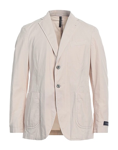 TOMBOLINI Blazer Beige 97% Cotton, 3% Elastane