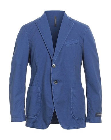 TOMBOLINI Blazer Blue 97% Cotton, 3% Elastane