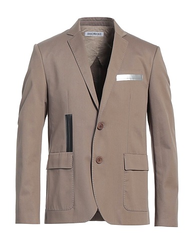 BIKKEMBERGS Blazers Maulwurfsgrau 100% Baumwolle