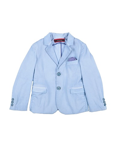 TAGLIATORE Blazer Sky blue 97% Cotton, 2% Elastane, 1% Polyester, Polyamide