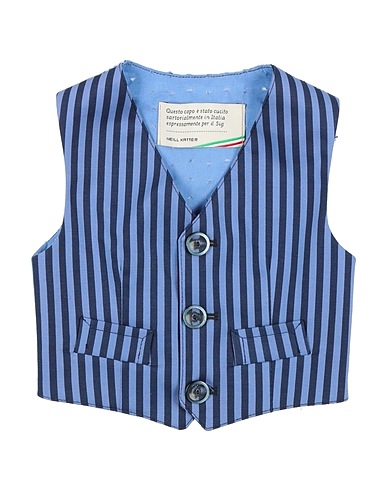 NEILL KATTER Suit vest Midnight blue 97% Cotton, 3% Elastane